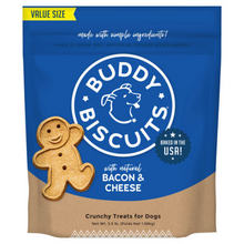 Load image into Gallery viewer, Buddy Biscuits Crunchy Bacon &amp; Cheese Dog Treats