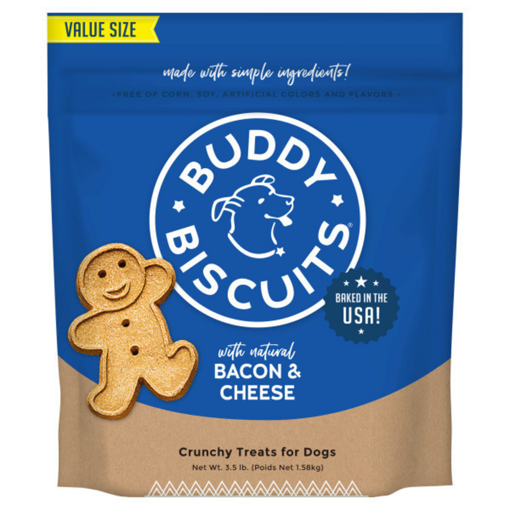 
                  
                    Buddy Biscuits Crunchy Bacon & Cheese Dog Treats
                  
                