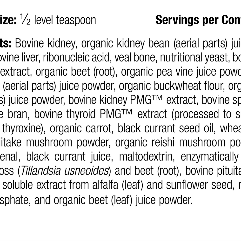 Canine Renal Support, 110 g, Rev 07 Supplement Facts