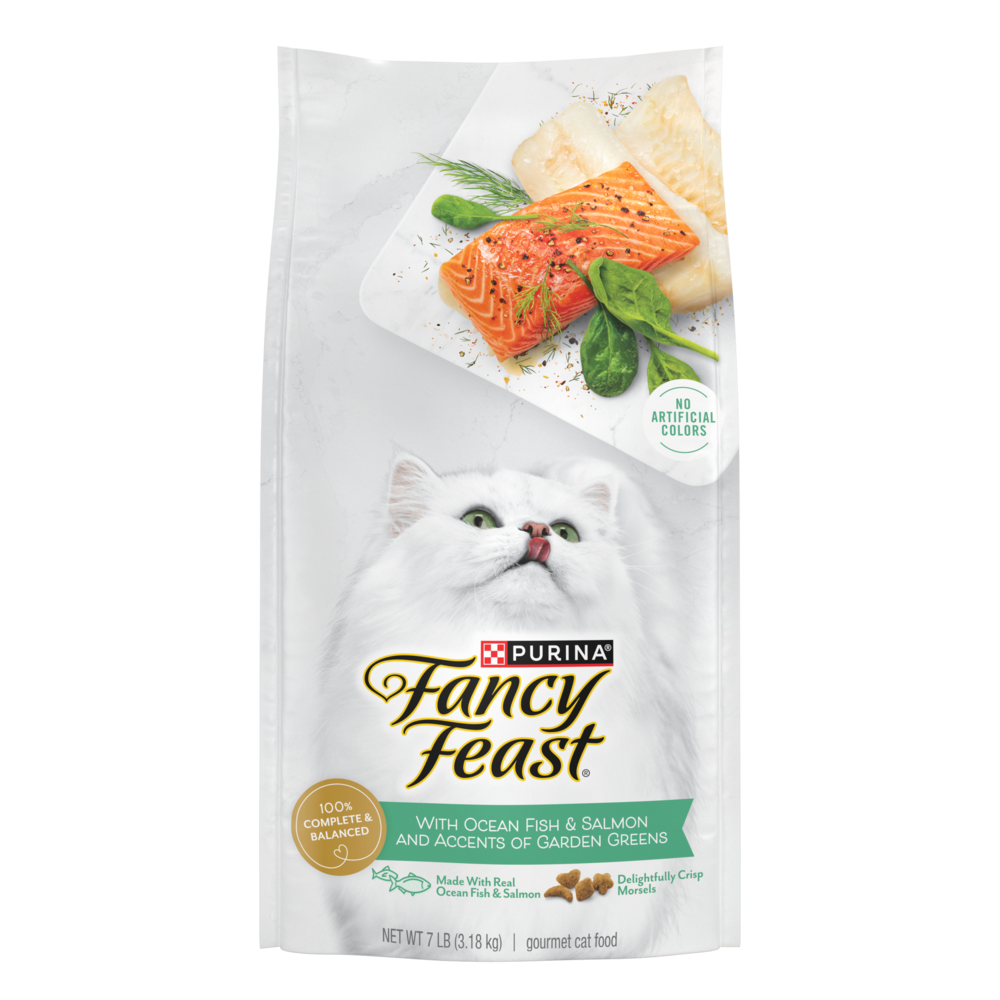 Fancy Feast Gourmet Filet Oceanfish and Salmon Dry Cat Food