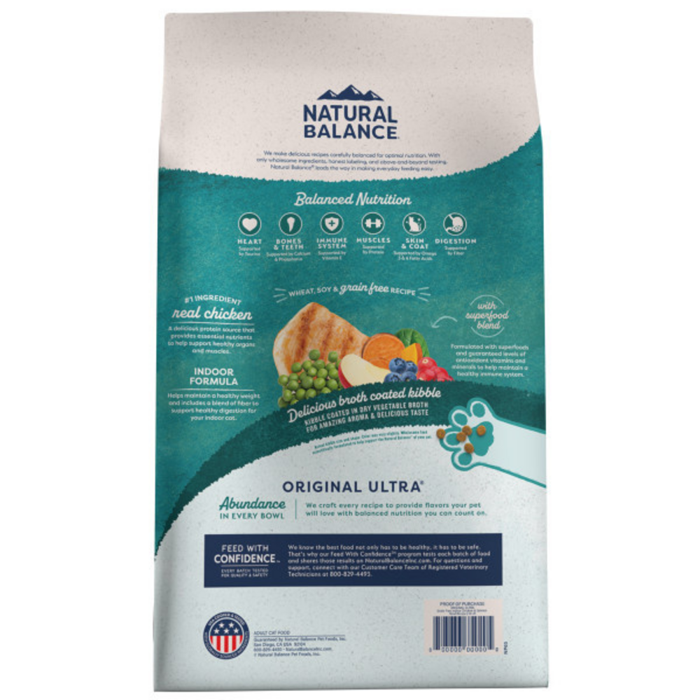 
                  
                    Natural Balance Indoor Ultra Chicken & Salmon Dry Cat Food
                  
                