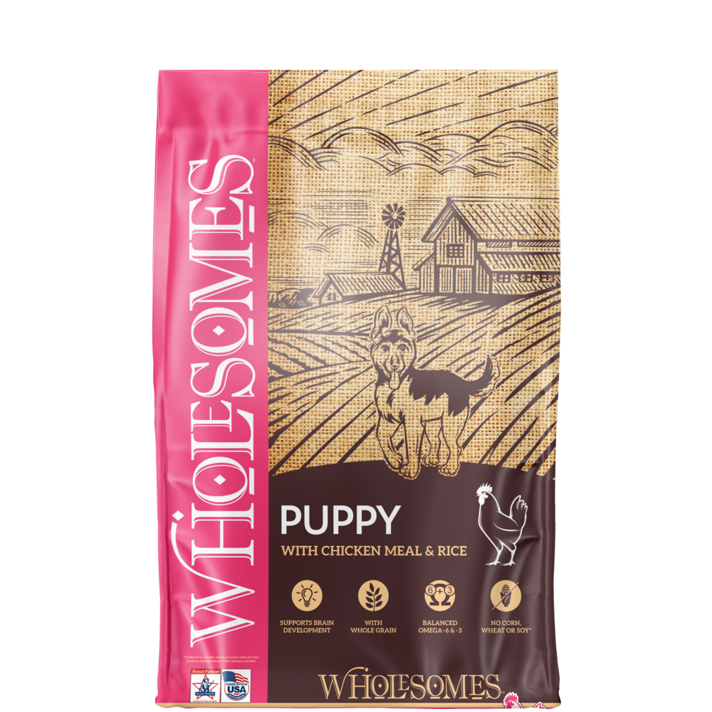 Wholesomes Puppy Chicken Meal & Rice Dry Dog Food