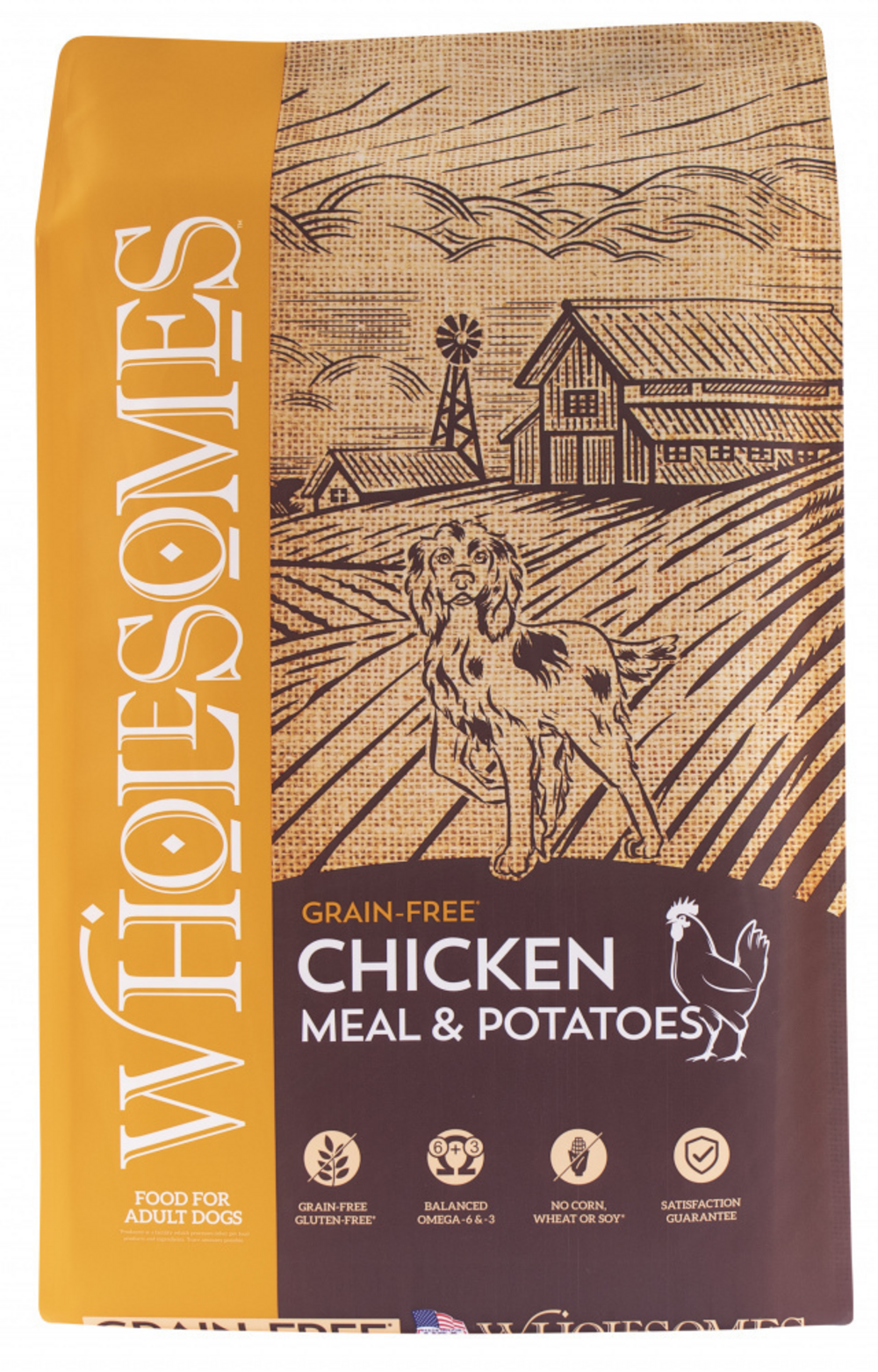 Wholesomes Grain Free Chicken Meal & Potatoes Recipe Dry Dog Food