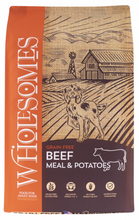 Load image into Gallery viewer, Wholesomes Grain Free Beef Meal &amp; Potatoes Recipe Dry Dog Food