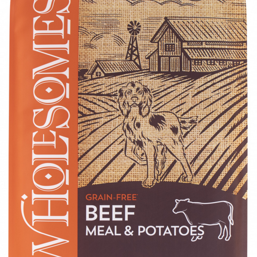 Wholesomes Grain Free Beef Meal & Potatoes Recipe Dry Dog Food