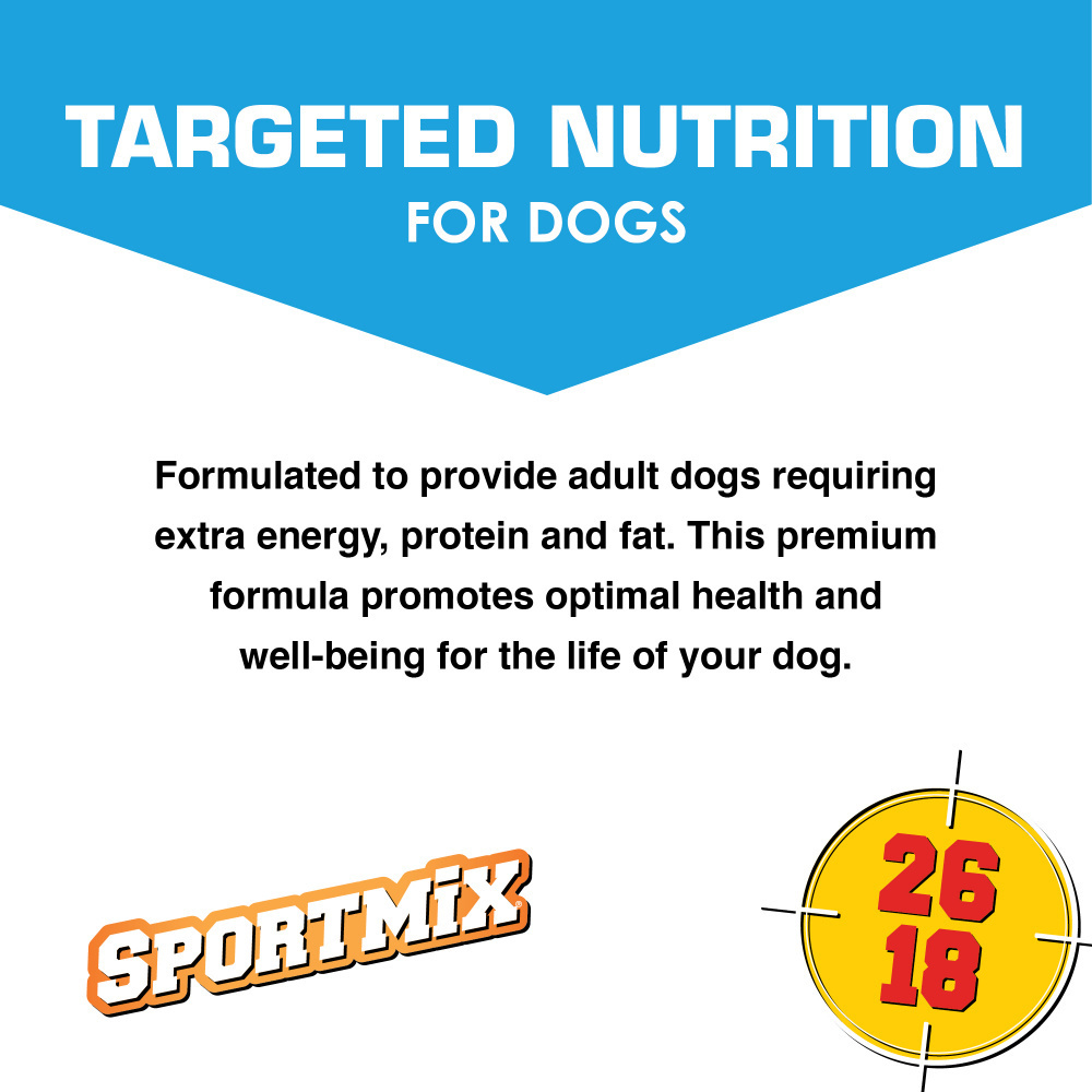 
                  
                    Sportmix Premium High Energy 26/18 Dry Dog Food
                  
                