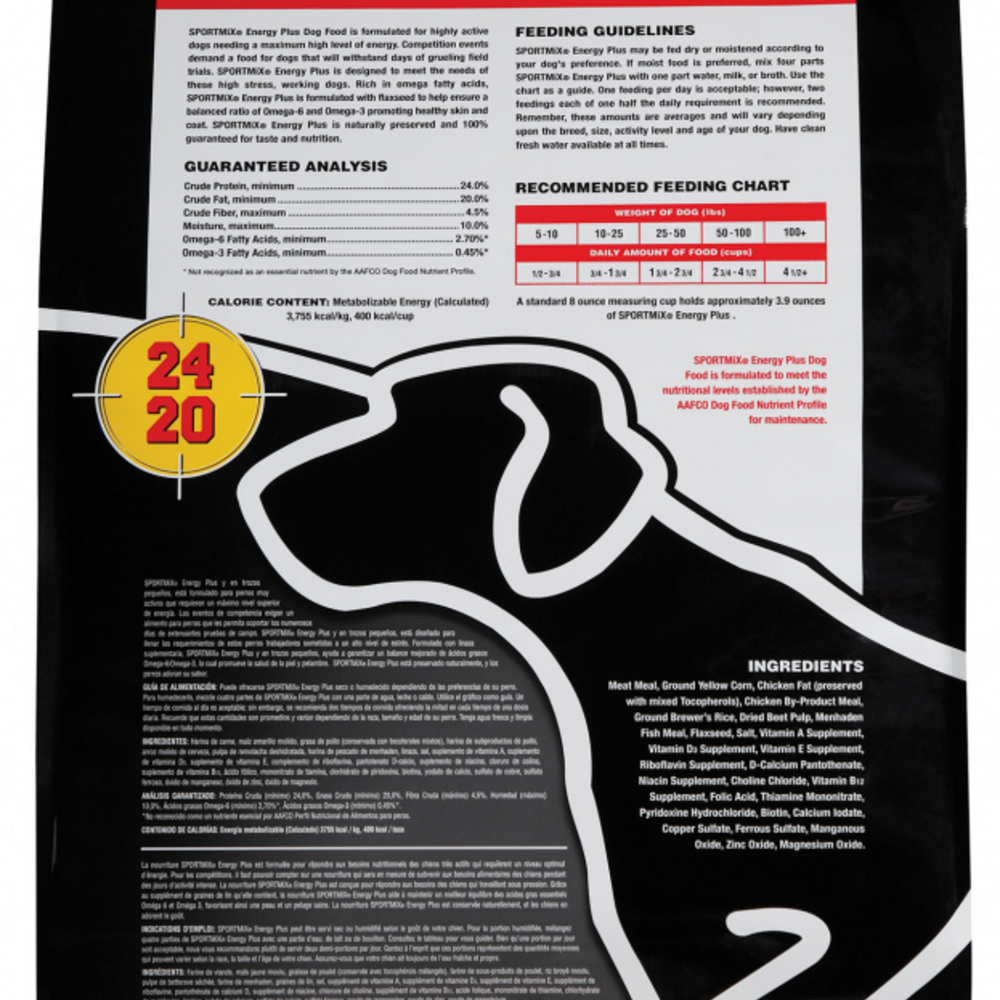 Sportmix Premium Energy Plus 24/40 Dry Dog Food