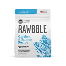 Load image into Gallery viewer, Bixbi Rawbble Freeze Dried Grain Free Chicken Salmon Recipe for Dogs