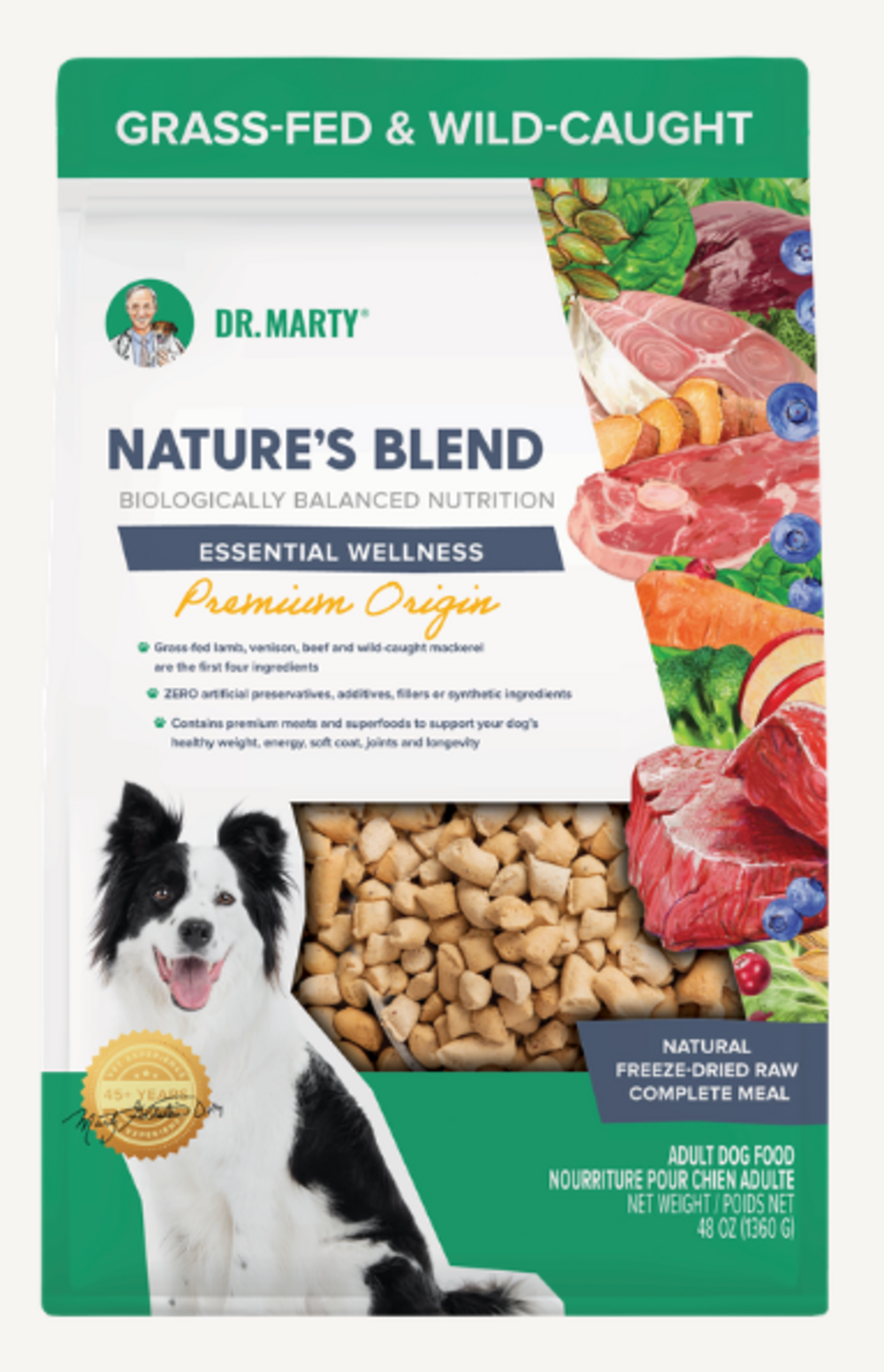 Dr. Marty Nature's Blend Premium Origin Freeze Dried Dog Food