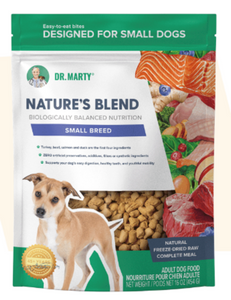 Dr Marty Natures Blend Small Breed Freeze Dried Raw Dog Food for Small Dogs