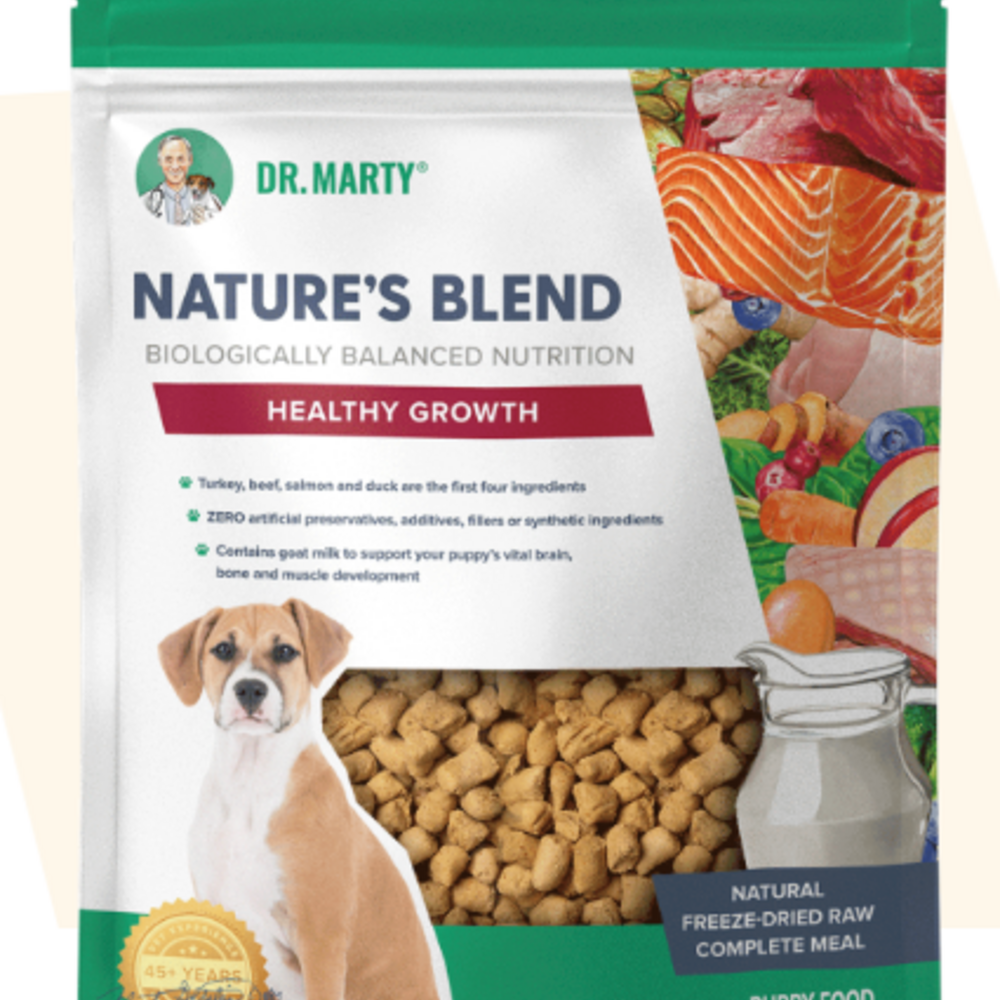 Dr Marty Natures Healthy Growth Blend Freeze Dried Raw Puppy Food