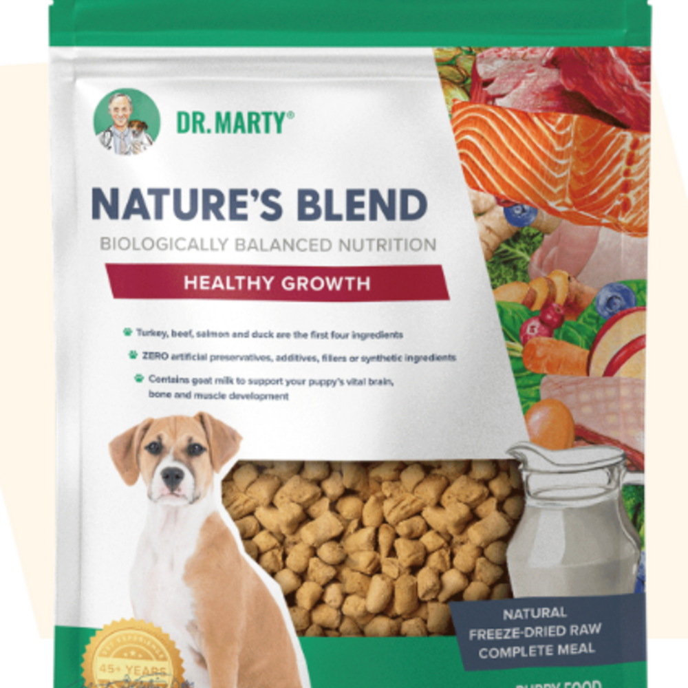 Dr. Marty Natures Healthy Growth Blend Freeze Dried Raw Puppy Food
