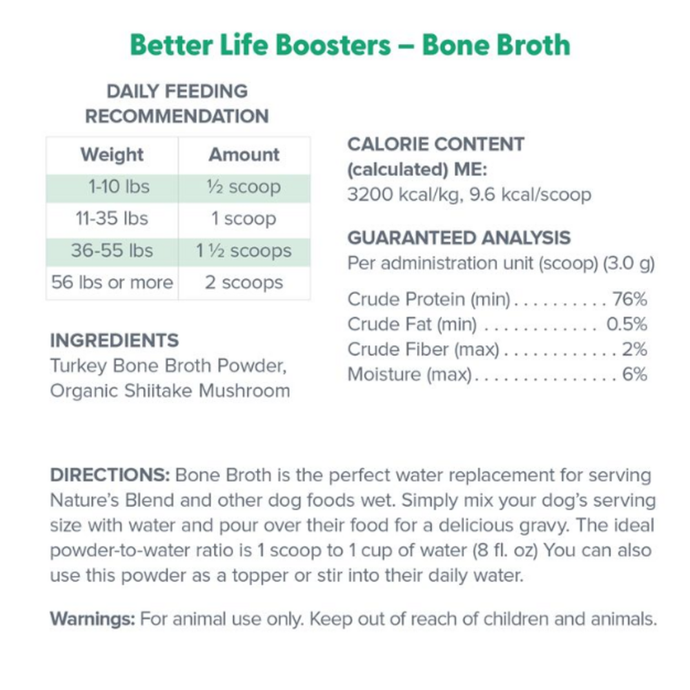 
                  
                    Dr. Marty Bone Broth Better Life Boosters Powdered Supplement for Dogs
                  
                