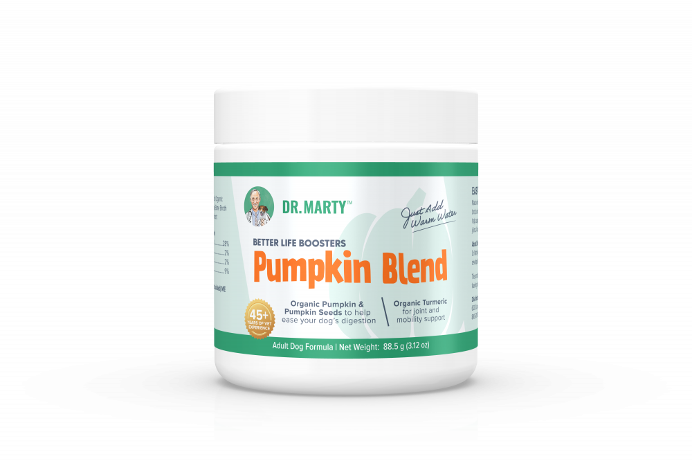 Dr. Marty Pumpkin Blend Better Life Boosters Powdered Supplement for Dogs