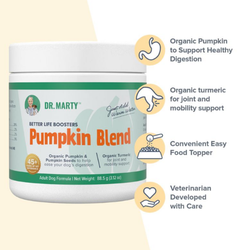 
                  
                    Dr. Marty Pumpkin Blend Better Life Boosters Powdered Supplement for Dogs
                  
                