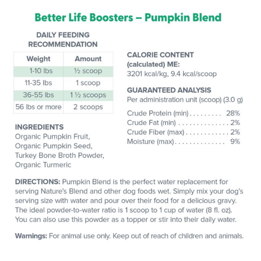 
                  
                    Dr. Marty Pumpkin Blend Better Life Boosters Powdered Supplement for Dogs
                  
                