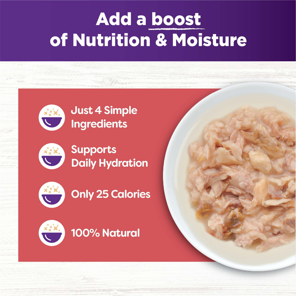 
                  
                    Wellness Bowl Boosters Flaked Salmon & Tuna in Broth Wet Cat Food Topper
                  
                