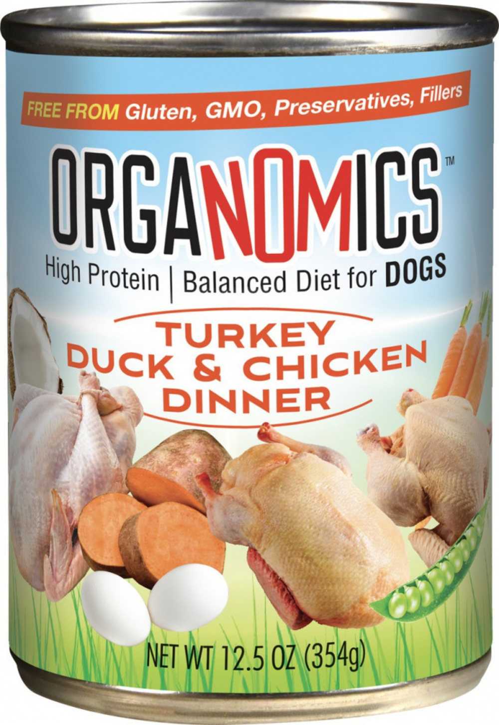 Organomics Turkey, Duck & Chicken Dinner for Dogs