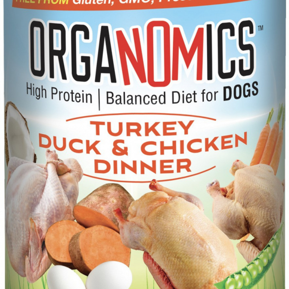 Organomics Turkey, Duck & Chicken Dinner for Dogs