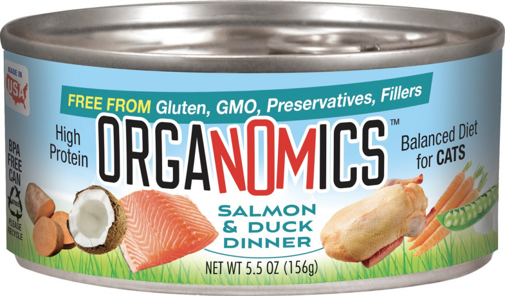 Organomics Salmon and Duck Dinner for Cats
