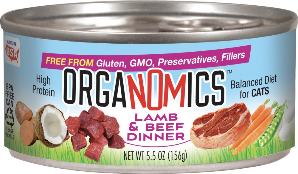 
                  
                    Evangers Organomics Lamb and Beef Dinner for Cats
                  
                