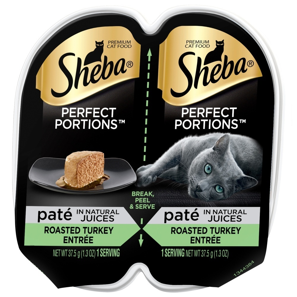 Sheba Perfect Portions Pate Roasted Turkey Entree Wet Cat Food