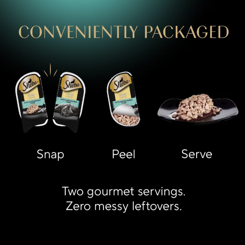 
                  
                    Sheba Perfect Portions Cuts in Gravy Signature Tuna Entree Wet Cat Food
                  
                