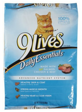 Load image into Gallery viewer, 9 Lives Daily Essentials Formula Dry Cat Food