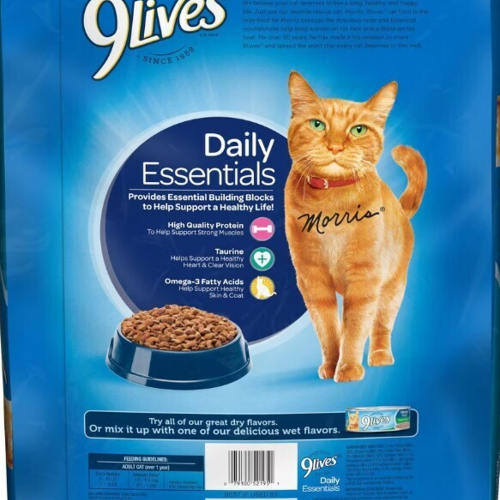 9 Lives Daily Essentials Formula Dry Cat Food