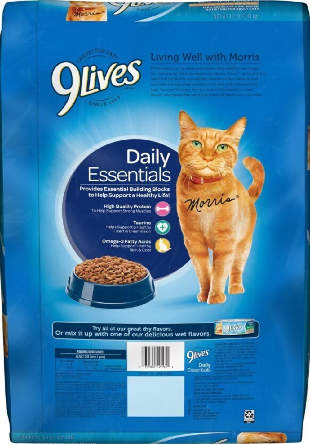 9 Lives Daily Essentials Formula Dry Cat Food