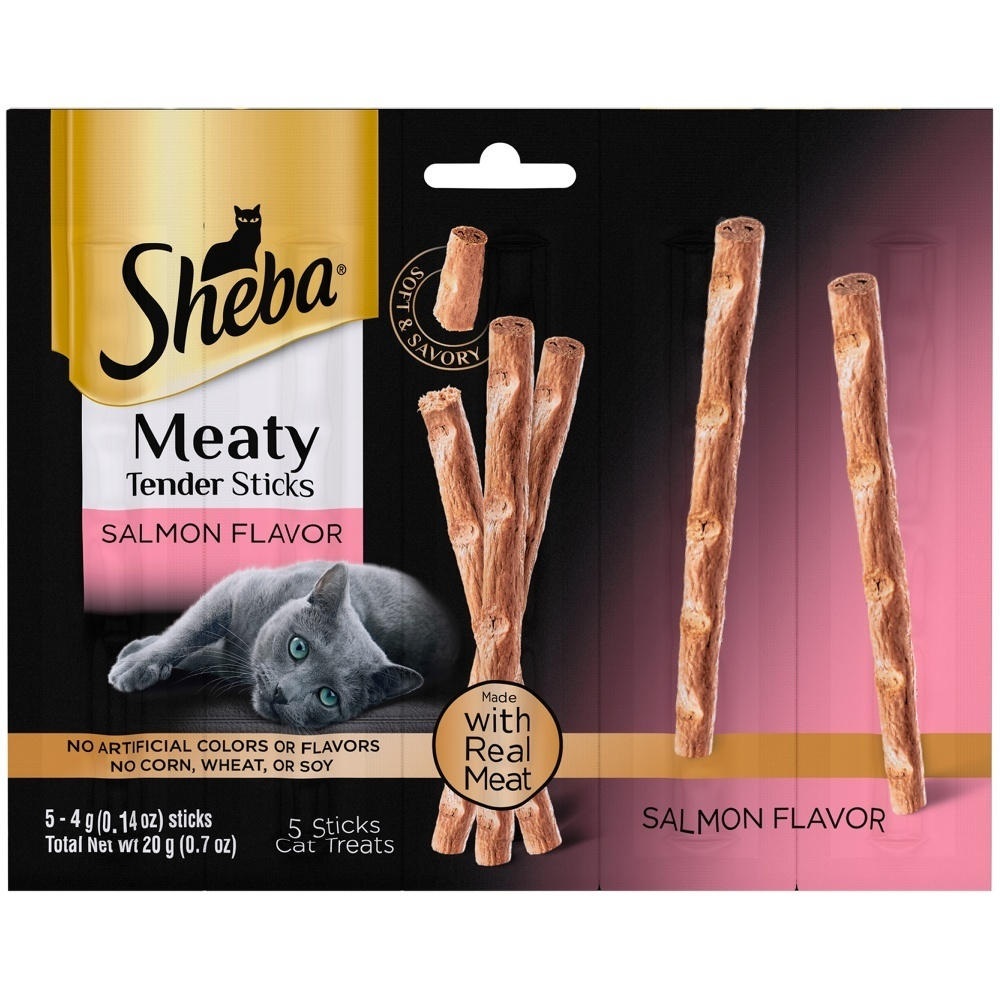 
                  
                    Sheba Grain Free Meaty Tender Sticks with Salmon Cat Treats
                  
                