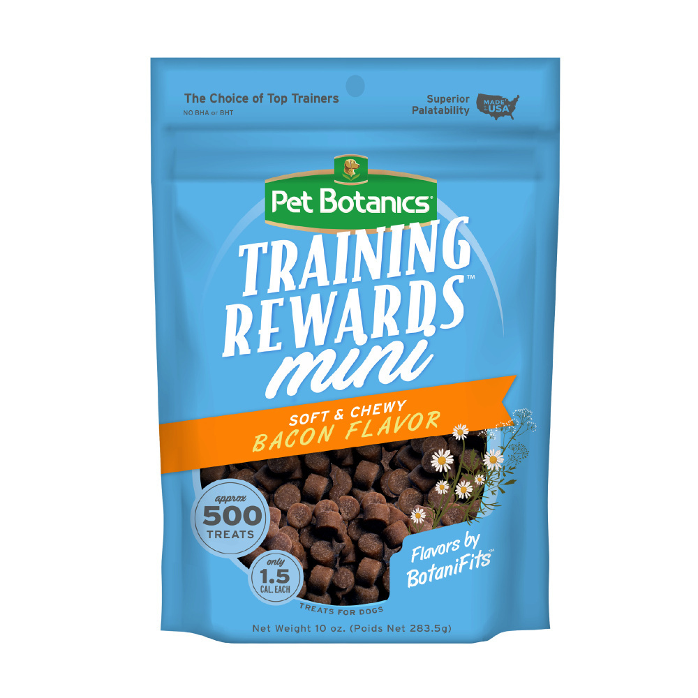 Pet Botanics Training Rewards Mini Soft & Chewy Bacon Dog Treats