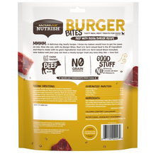 Load image into Gallery viewer, Rachael Ray Nutrish Grain Free Burger Bites Beef Burger &amp; Bison Dog Treats