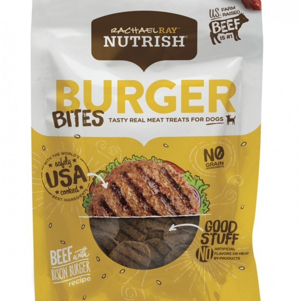 
                  
                    Rachael Ray Nutrish Grain Free Burger Bites Beef Burger & Bison Dog Treats
                  
                