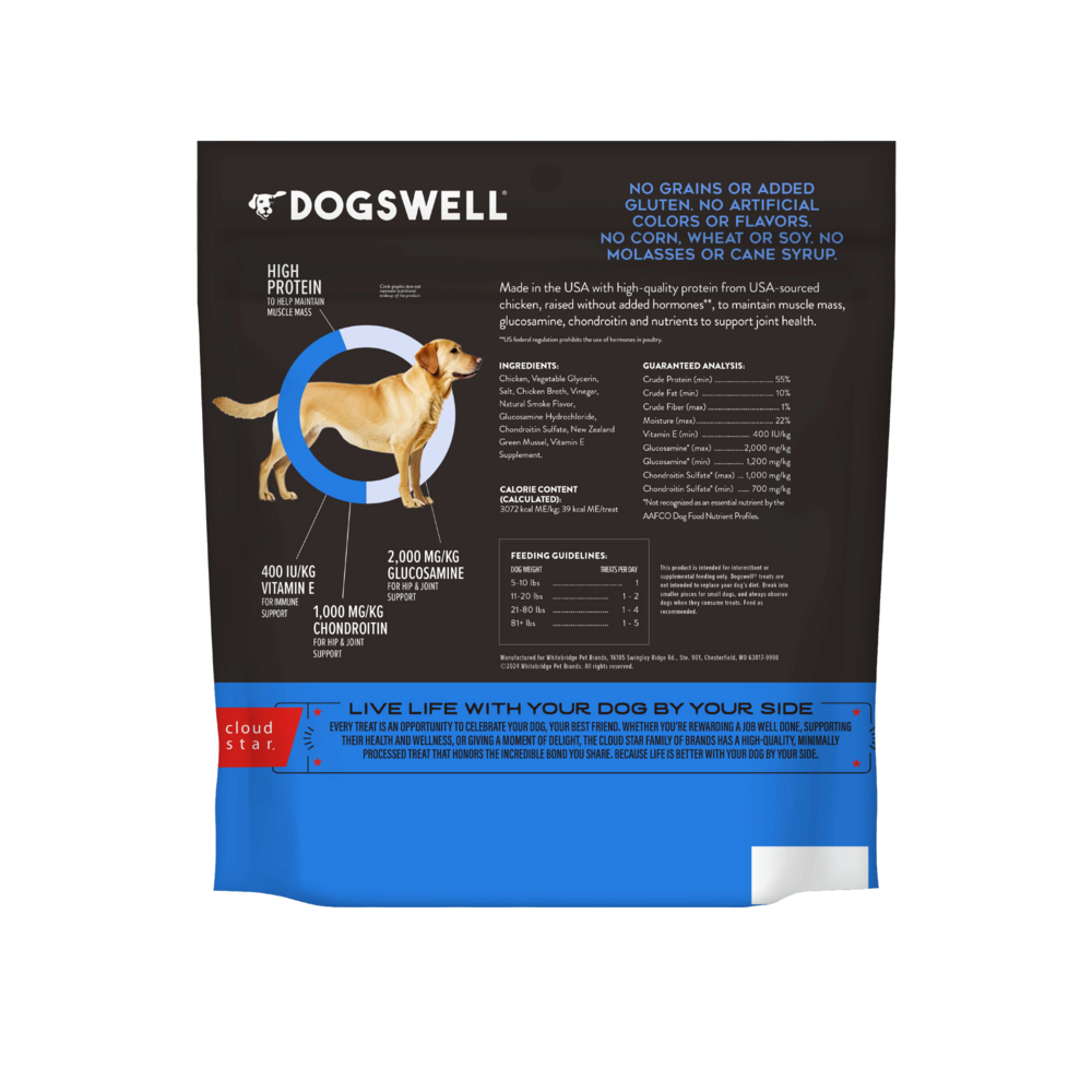 
                  
                    Dogswell Hip & Joint Jerky Chicken Breast Dog Treats
                  
                