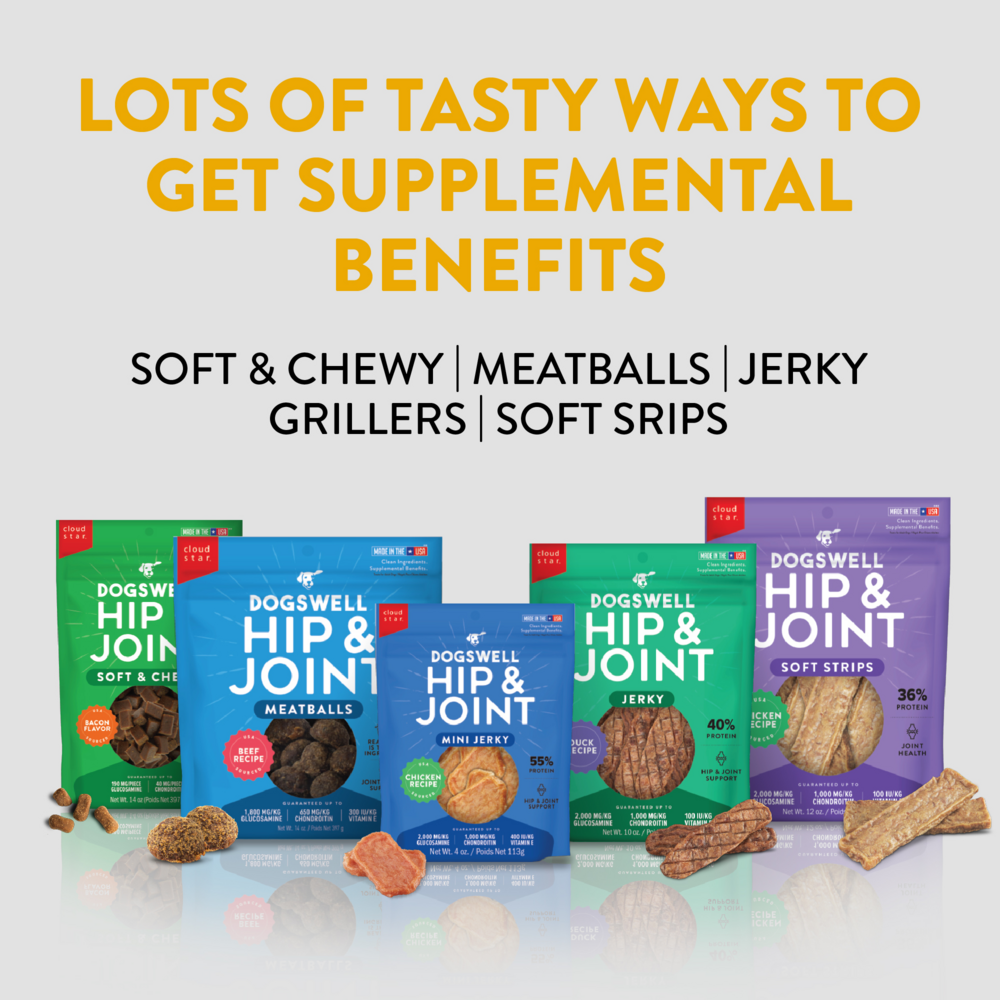 
                  
                    Dogswell Hip & Joint Jerky Duck Dog Treats
                  
                