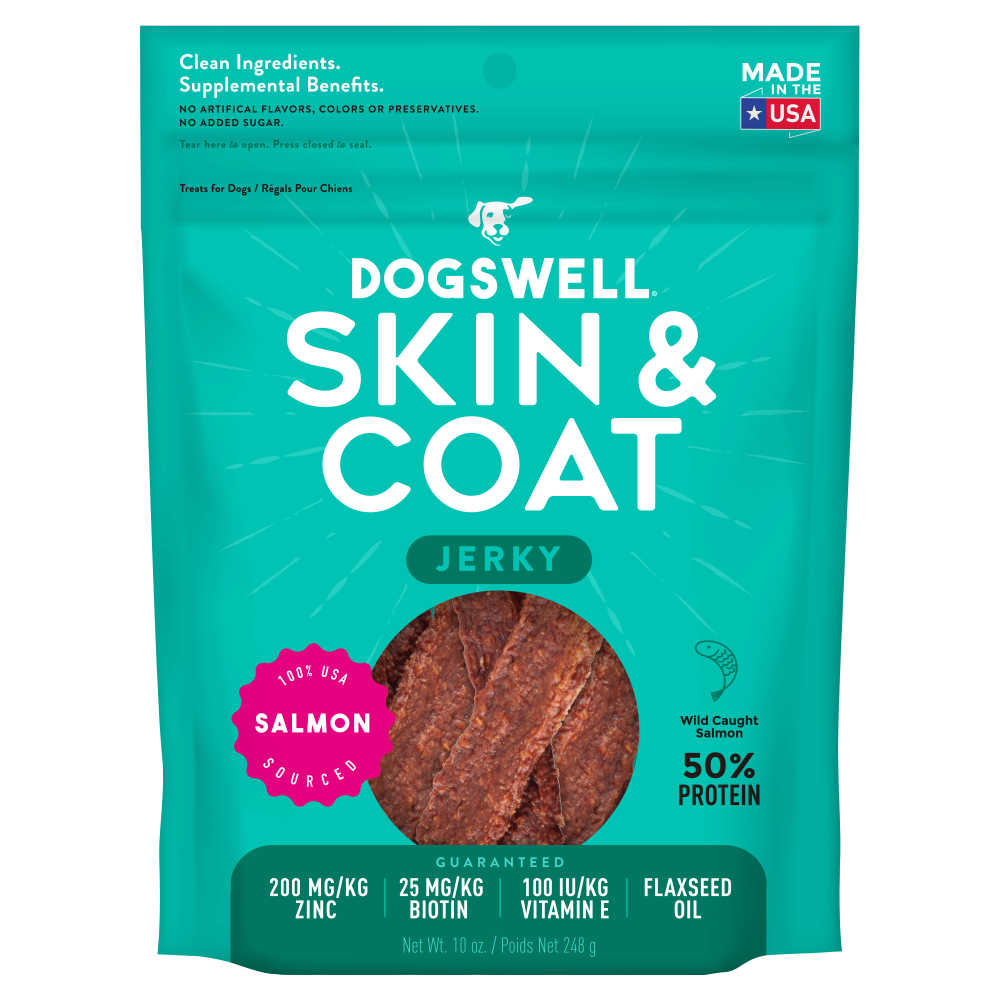 
                  
                    Dogswell Skin & Coat Jerky Salmon Dog Treats
                  
                