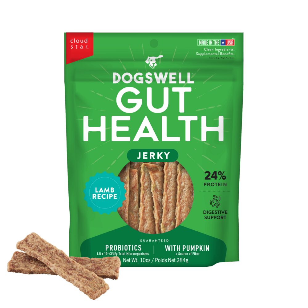 
                  
                    Dogswell Gut Health Jerky Lamb Dog Treats
                  
                