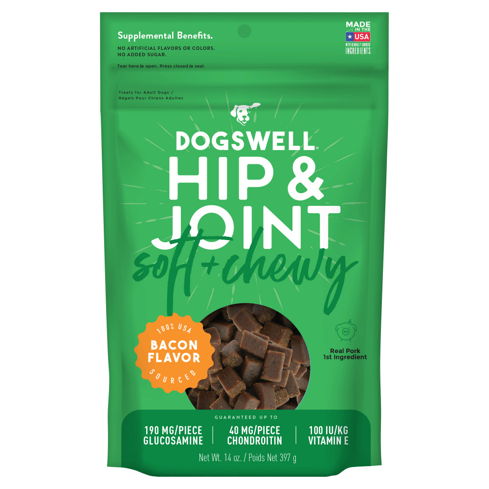 
                  
                    Dogswell Hip & Joint Soft & Chewy Bacon Dog Treats
                  
                