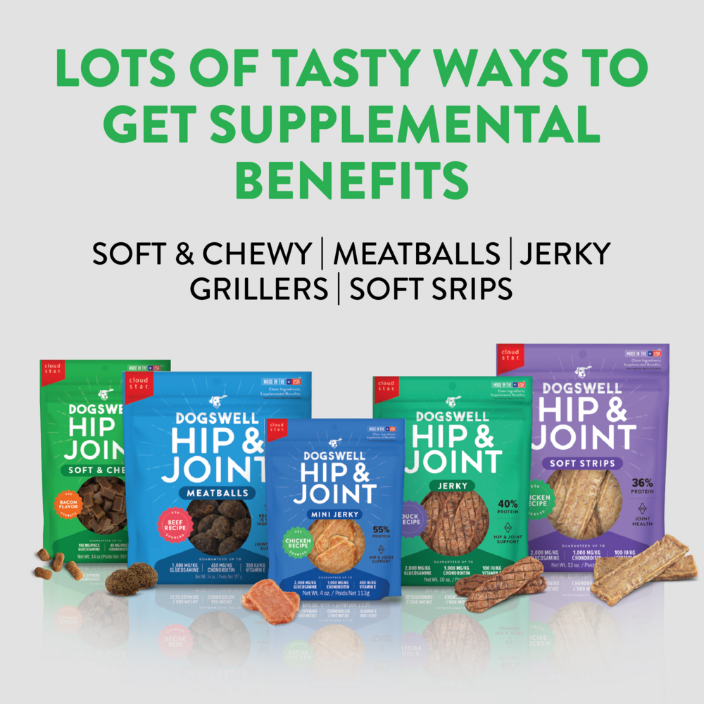 
                  
                    Dogswell Hip & Joint Soft & Chewy Bacon Dog Treats
                  
                