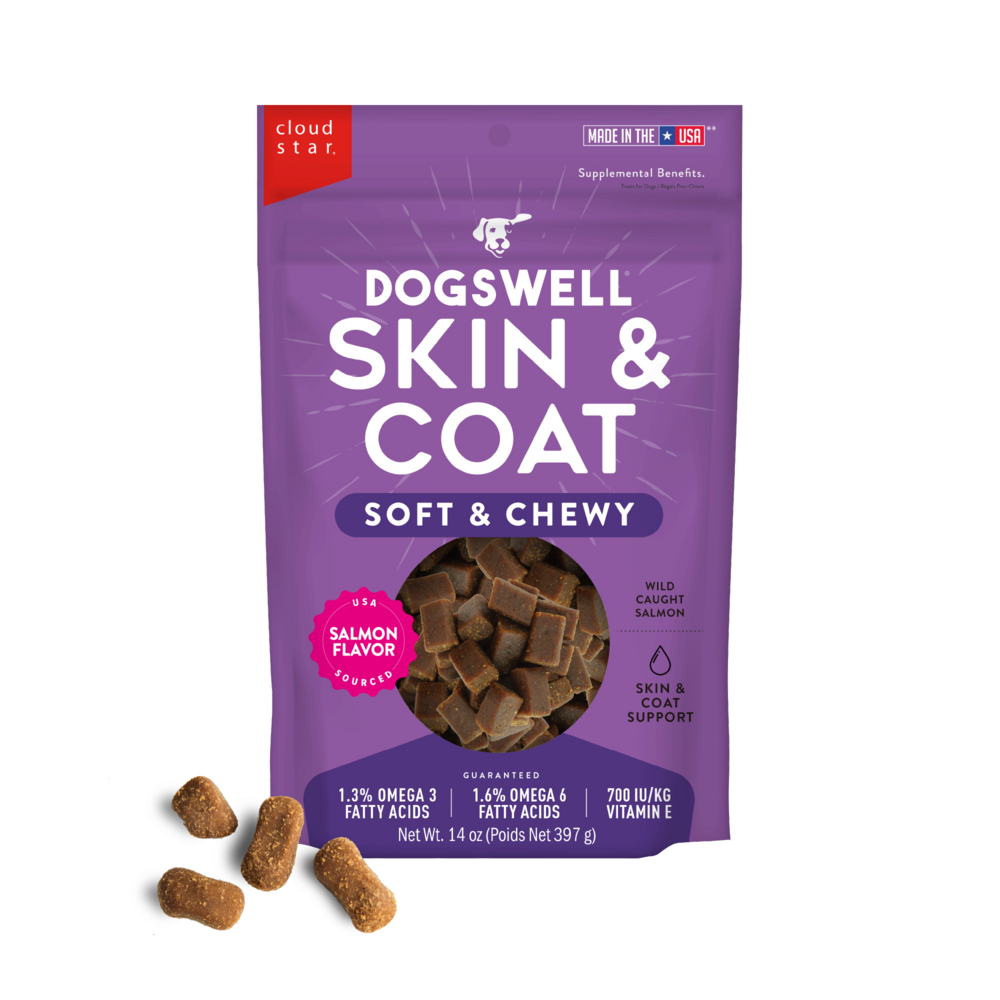 
                  
                    Dogswell Skin & Coat Soft & Chewy Salmon Dog Treats
                  
                