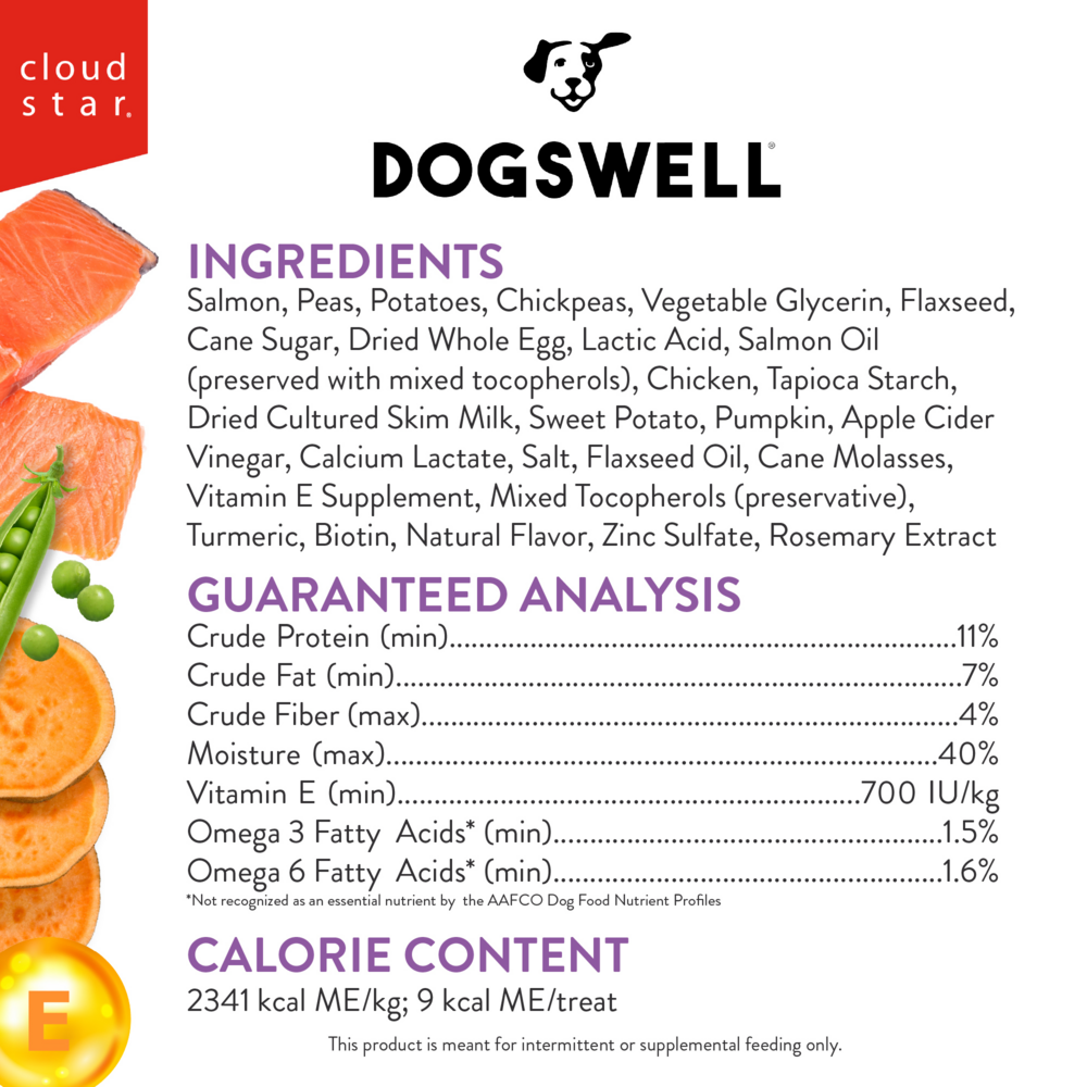 
                  
                    Dogswell Skin & Coat Soft & Chewy Salmon Dog Treats
                  
                