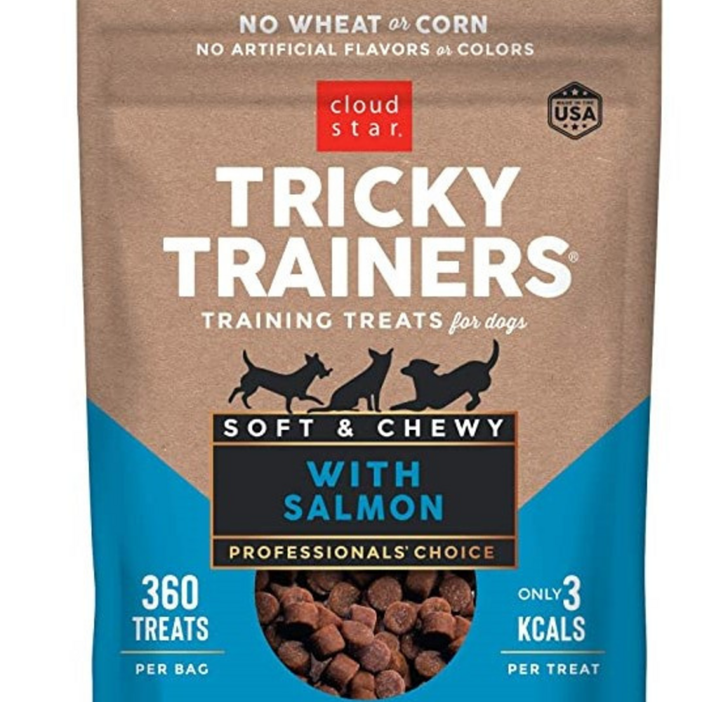 Cloud Star Tricky Trainers Chewy Salmon Dog Treats