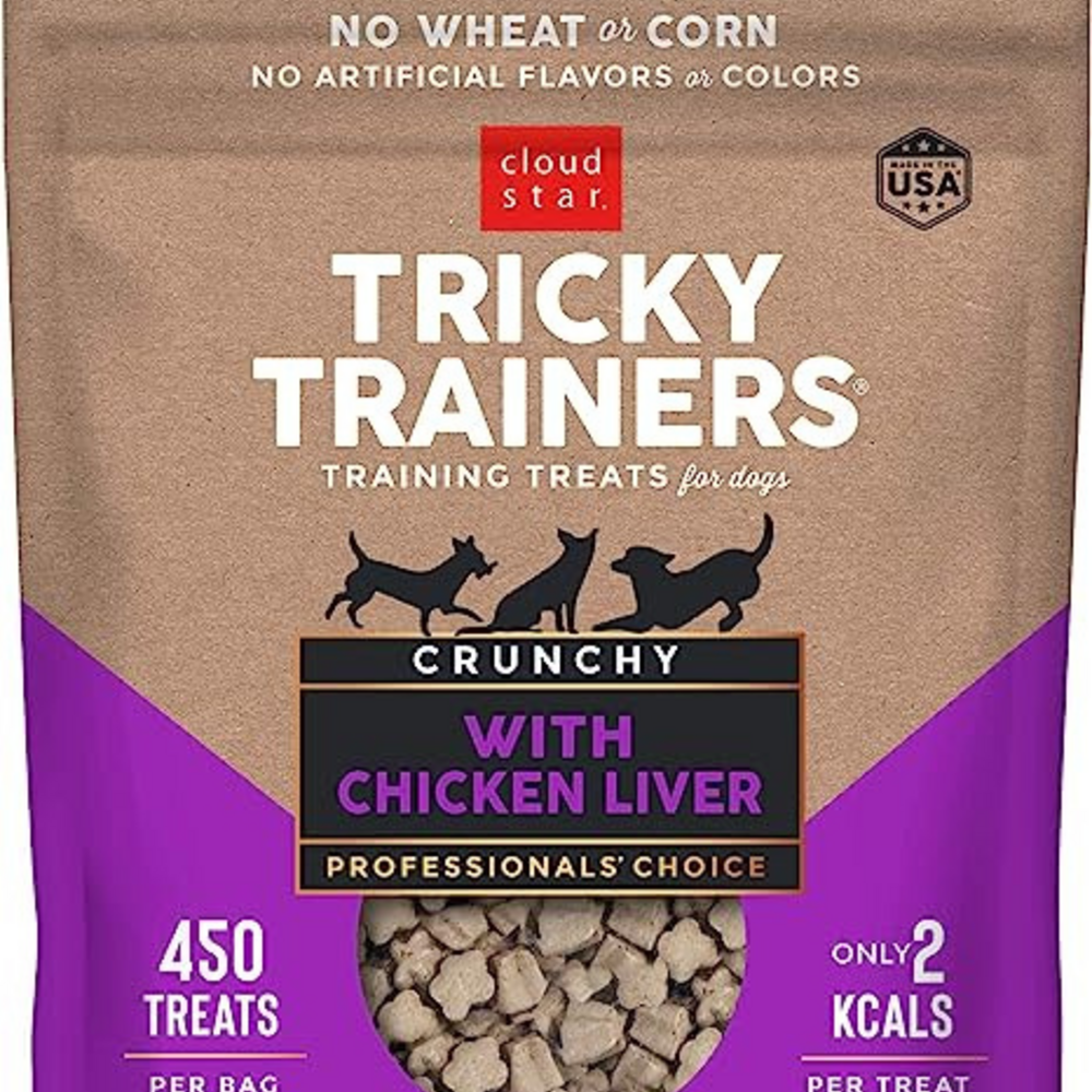 Cloud Star Tricky Trainers Crunchy Liver Dog Treats