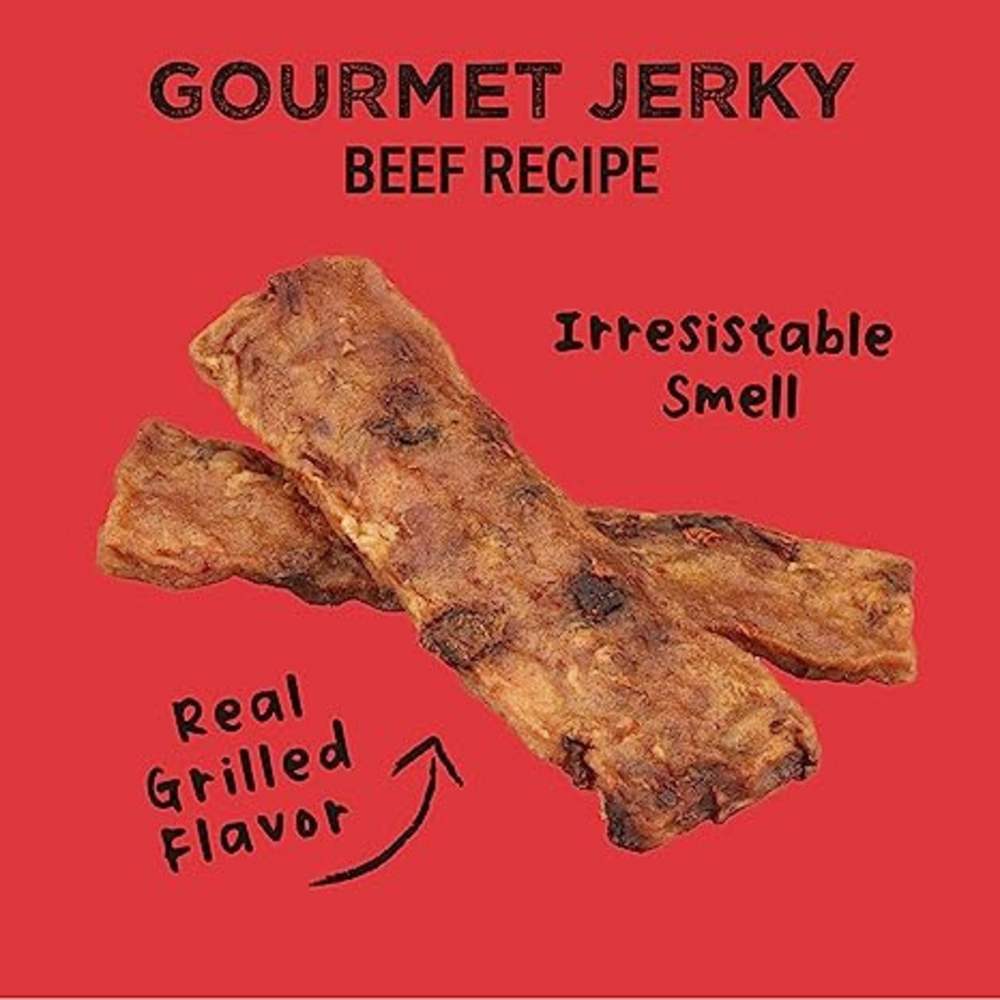 
                  
                    Cloud Star Wag More Bark Less Jerky Grain Free Texas BBQ Beef Dog Treats
                  
                