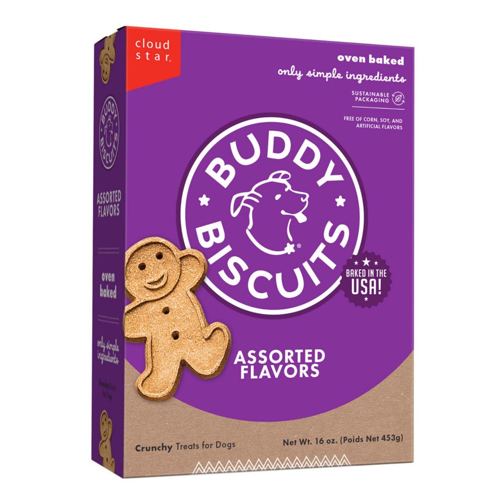 Buddy Biscuits Crunchy Assorted Flavors Dog Treats