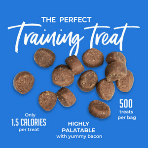 Buddy Biscuits Trainers Training Bites Soft & Chewy Bacon Dog Treats