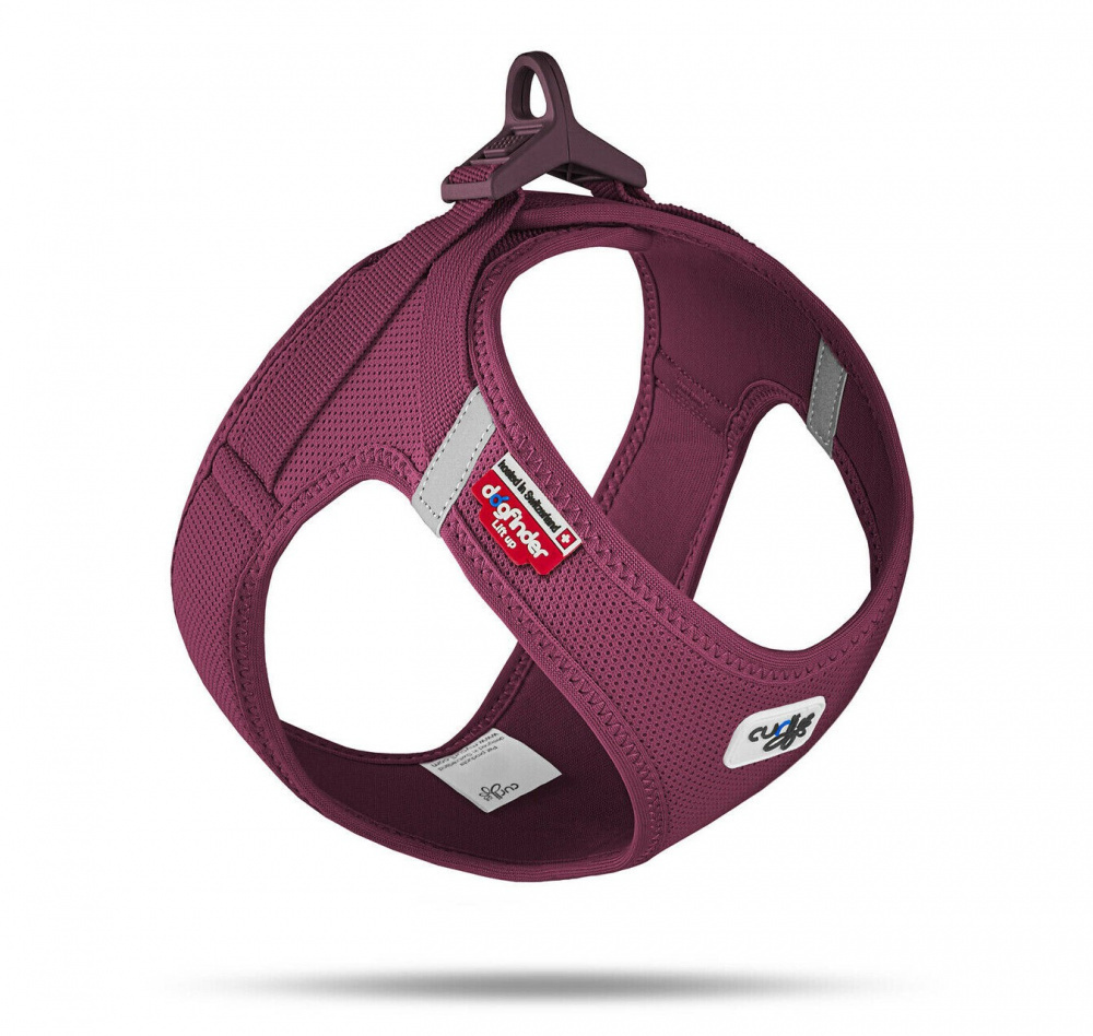 Curli Vest Harness curli Clasp Air-Mesh Ruby