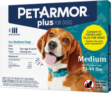 Load image into Gallery viewer, PetArmor Plus Flea &amp; Tick Spot Treatment for Dogs 23-44 lbs