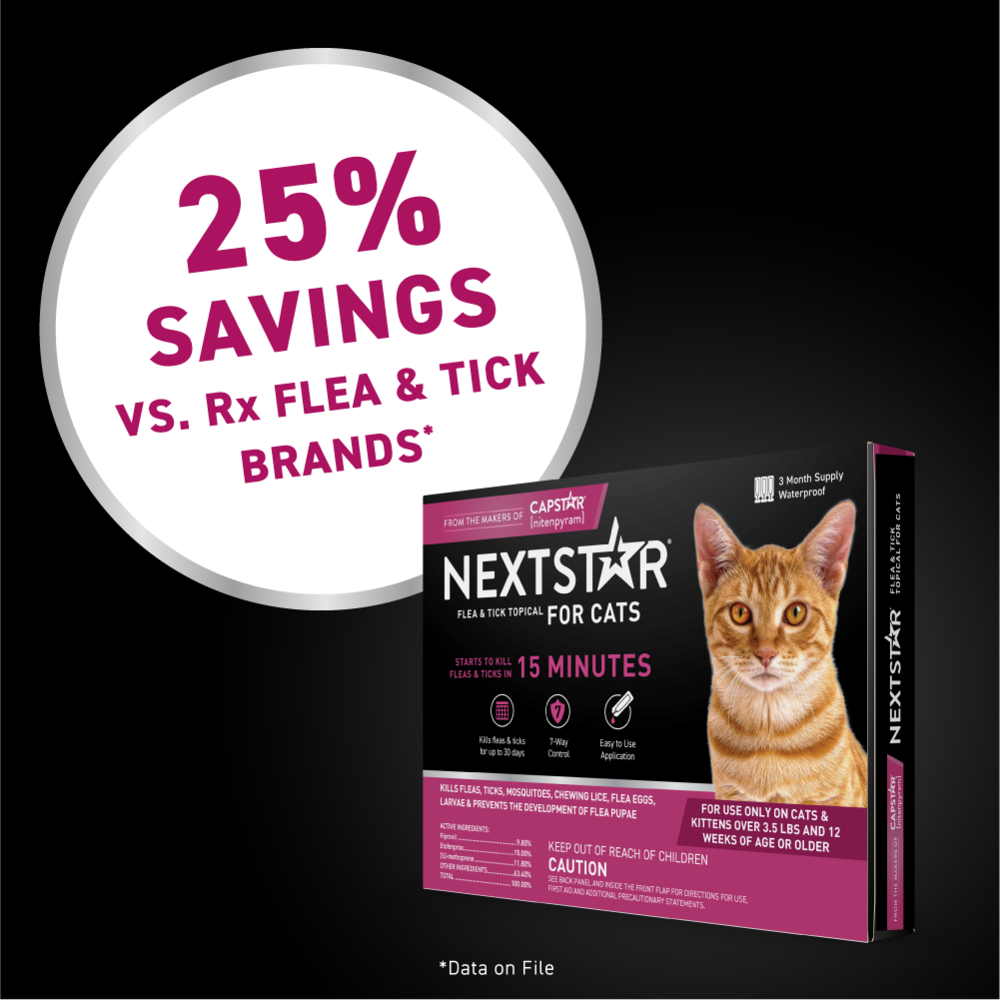 
                  
                    Nextstar Flea & Tick Spot on for Cats
                  
                